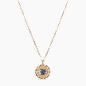 David Yurman Cable Collectibles Evil Eye Necklace